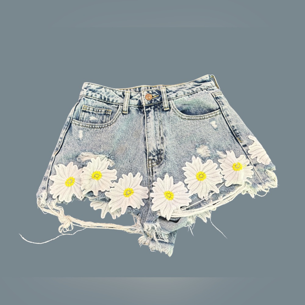 Forever 21 Blue Denim Shorts